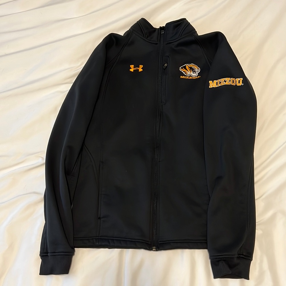 Under Armor Mizzou Tigers sports jacket size M excellent condition